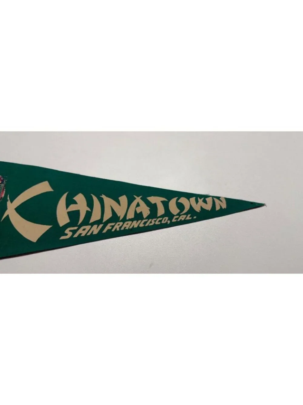 Vintage Chinatown San Francisco, California pennant